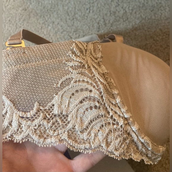 Natori Nude Lace Removable Strap Bra Size 32 D - Picture 8 of 8